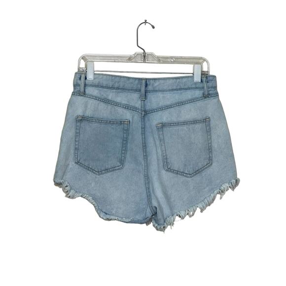 Wild Fable light wash highest rise jean shorts size 10 - Picture 6 of 7
